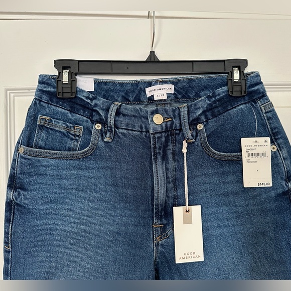 NWT Good American Good Icon curvy jeans Indigo067 wash, size 4/27 - Picture 5 of 15